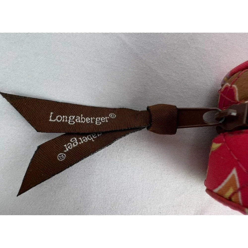 LONGABERGER Fabric Trinket Jewelry Keeper 2010 Mother's Day Keepsake Case